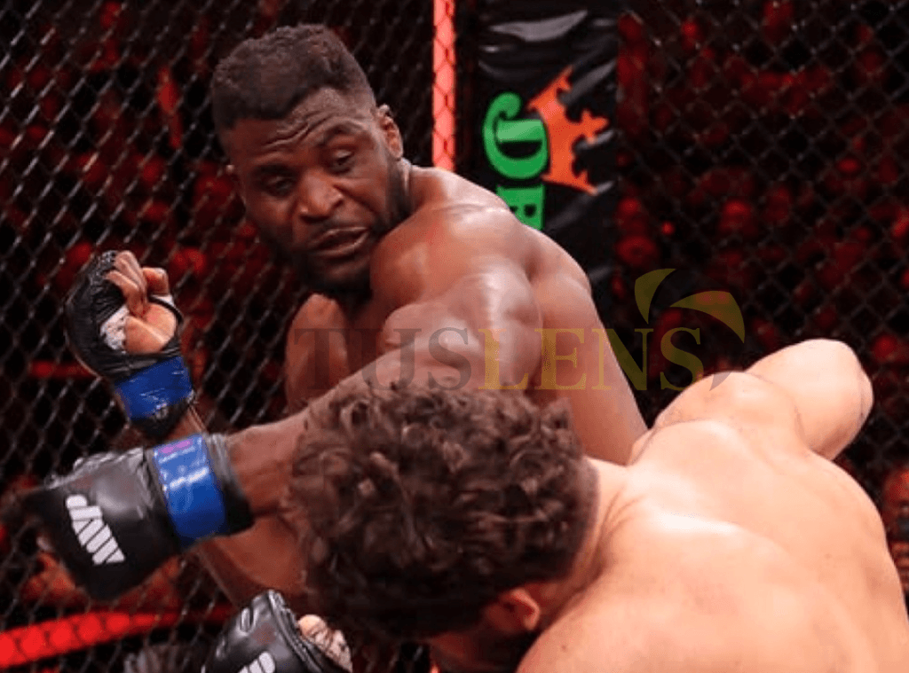 Illustration — Francis Ngannou signe un retour fulgurant avec un KO au premier round