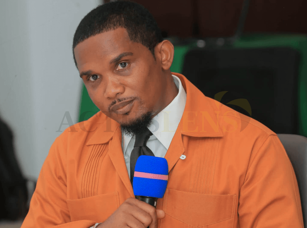 Illustration — Samuel Eto'o ironise sur Joseph Antoine Bell avec un « Merci Pep Bel… »